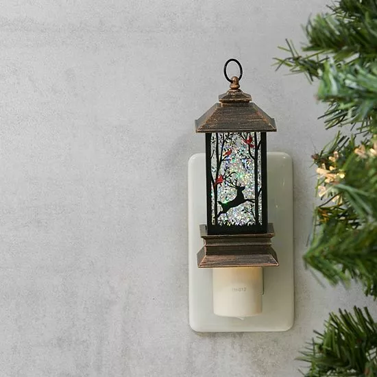 St. Nicholas Square® Deer Lantern Night Light - Image 2