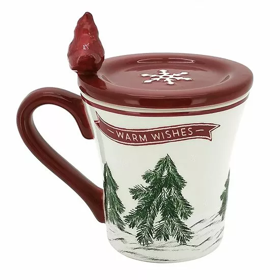 St. Nicholas Square® Yuletide Mug & Coaster Set - Image 2