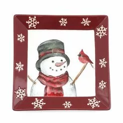 St. Nicholas Square® Yuletide Square Salad Plate