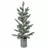 St. Nicholas Square® LED Artificial Flocked Tree Floor Decor