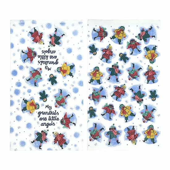 St. Nicholas Square® Grandkid Angels Kitchen Towel 2-pk. - Image 3
