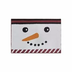 St. Nicholas Square® Snowman Face Rug