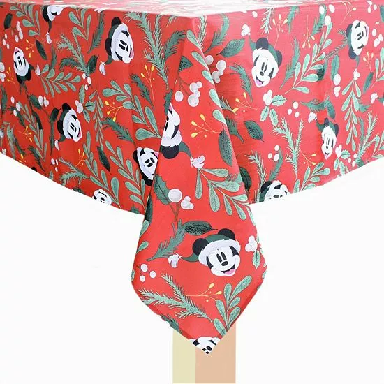 Disney's Mickey Mouse Santa Tablecloth By St. Nicholas Square®