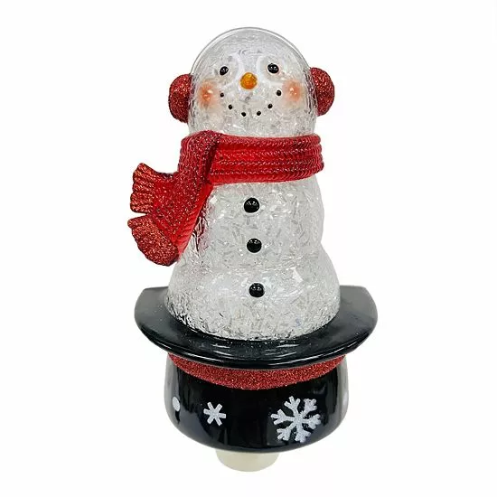 St. Nicholas Square® Snowman Hat Night Light - Image 3