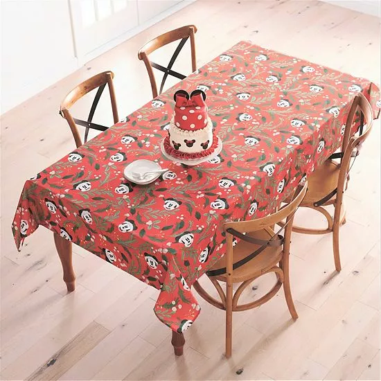 Disney's Mickey Mouse Santa Tablecloth By St. Nicholas Square® - Image 2