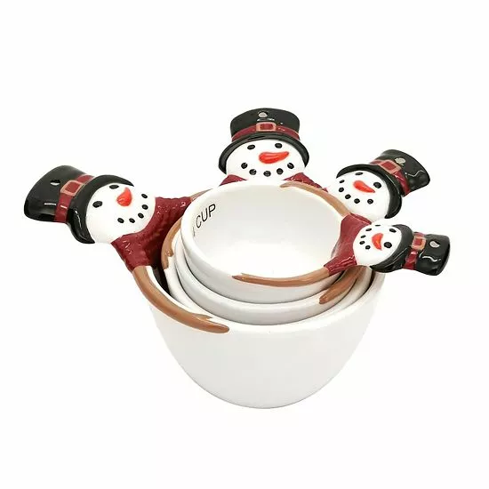 St. Nicholas Square® Yuletide Ceramic Measuring Cup Set