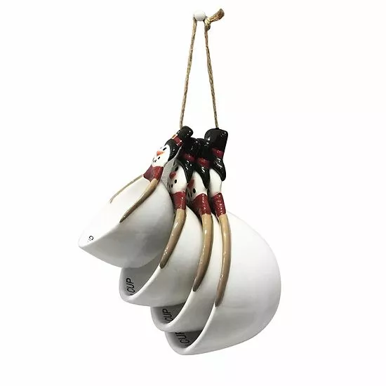 St. Nicholas Square® Yuletide Ceramic Measuring Cup Set - Image 2