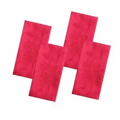 St. Nicholas Square® Poinsettia Jacquard Dinner Napkin 4-pk.