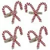 St. Nicholas Square® 4-pc. Candy Cane Napkin Ring Set