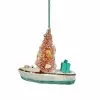 St. Nicholas Square® Glass Boat Christmas Ornament