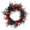 St. Nicholas Square® Artificial Flocked Pinecone Pine Needle Ornament Wreath