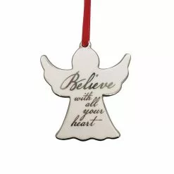 St. Nicholas Square® Believe Angel Sentiment Ornament