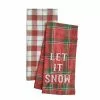 St. Nicholas Square® Let It Snow Tea Towel 2-pk.