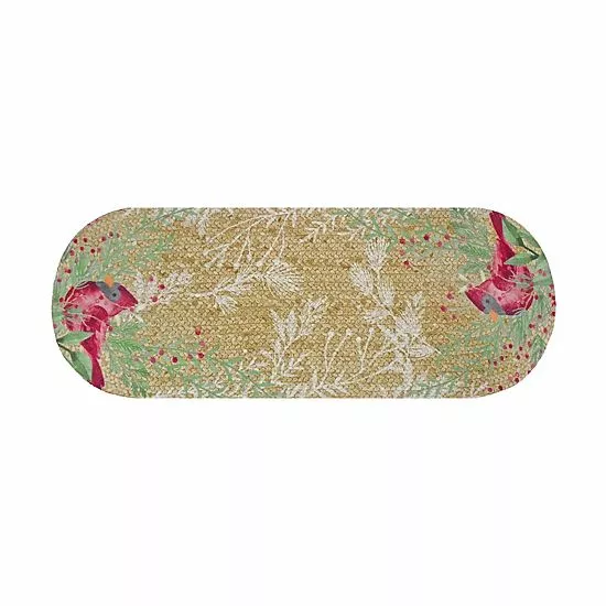 St. Nicholas Square® Cardinal Jute Table Runner - 36"