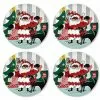 St. Nicholas Square® Merry Merry 4-pc. Dinner Plate Set