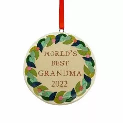 St. Nicholas Square® Worlds Best Grandma 2022 Ornament