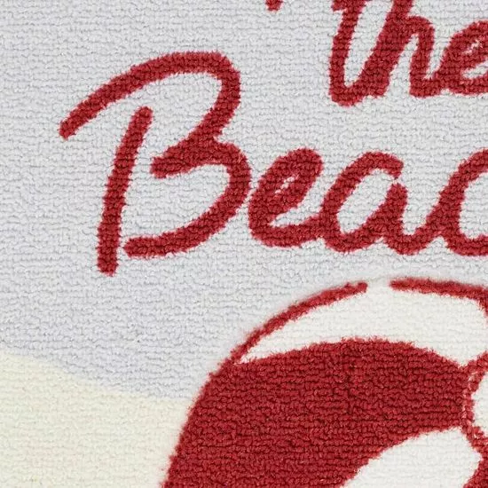 St. Nicholas Square® Santa Beach Holiday 19.5'' X 30'' Accent Rug - Image 6