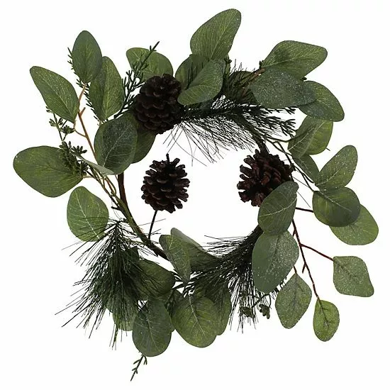 St. Nicholas Square® Artificial Glittered Greenery Mini Wreath