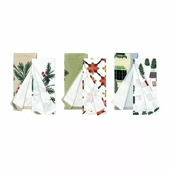 St. Nicholas Square® Farmhouse Kitchen Towel 6-pk. - Image 2