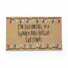 St. Nicholas Square® Sunny Christmas 18'' X 30'' Coir Doormat