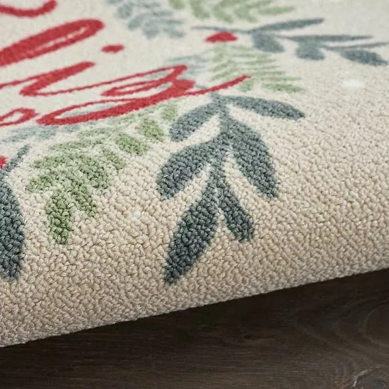 St. Nicholas Square® Feliz Navidad Holiday 19.5'' X 30'' Accent Rug - Image 7