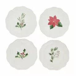St. Nicholas Square® Humble Estate 4-pc. Appetizer Plate Set