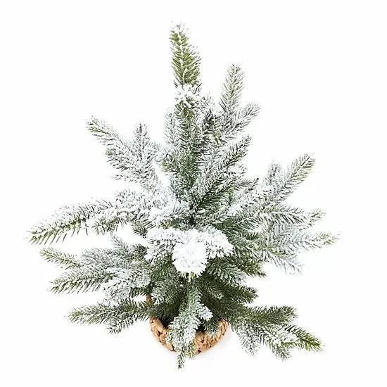 St. Nicholas Square® Flocked Pine Tree Floor Decor - Image 3