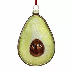 St. Nicholas Square® Glass Avocado Christmas Ornament