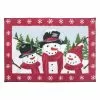 St. Nicholas Square® Yuletide Snowman Rug