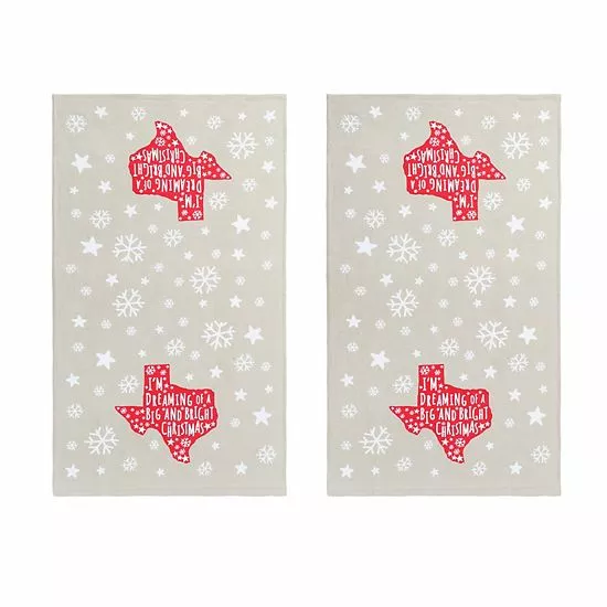 St. Nicholas Square® Texas Big & Bright Kitchen Towel 2-pk. - Image 3