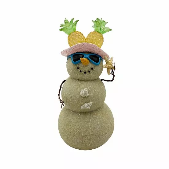 St. Nicholas Square® Sand Snowman LED Table Decor - Image 2