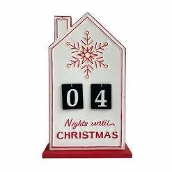 St. Nicholas Square® LED Enamel Metal Christmas Countdown Calendar Decor