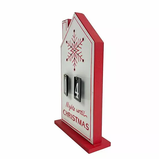 St. Nicholas Square® LED Enamel Metal Christmas Countdown Calendar Decor - Image 3