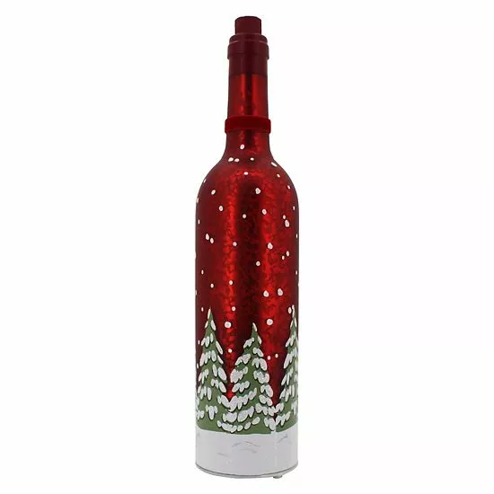 St. Nicholas Square® Be Merry LED Wine Bottle Table Decor - Image 3