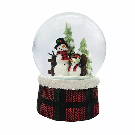 St. Nicholas Square® Snowman Musical Snow Globe Table Decor