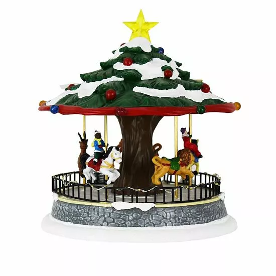 St. Nicholas Square® Village Tree Carousel - Image 4