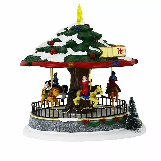 St. Nicholas Square® Village Tree Carousel - Image 5