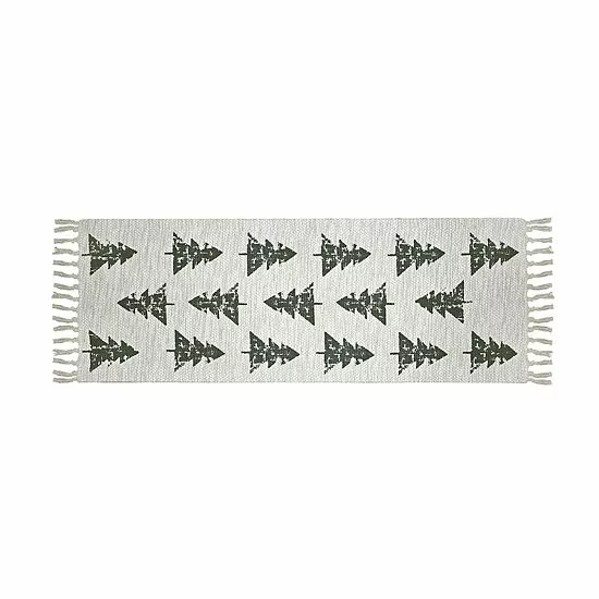 St. Nicholas Square® Tree Fringe Table Runner - 36"