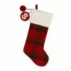 St. Nicholas Square® Plaid Monogram Christmas Stocking