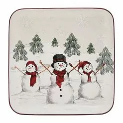 St. Nicholas Square® Yuletide Square Dinner Plate