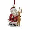 St. Nicholas Square® Santa Reindeer Christmas Ornament