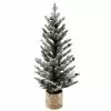 St. Nicholas Square® Artificial LED Flocked Tree Floor Decor