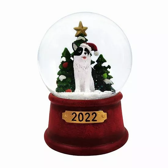 St. Nicholas Square® Dog Musical 2022 Snow Globe Table Decor